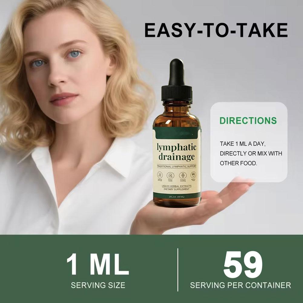 59 مل من قطرات الطرد الليمفاوي - مراجعة Herbal Wellness Healthcare وسعره