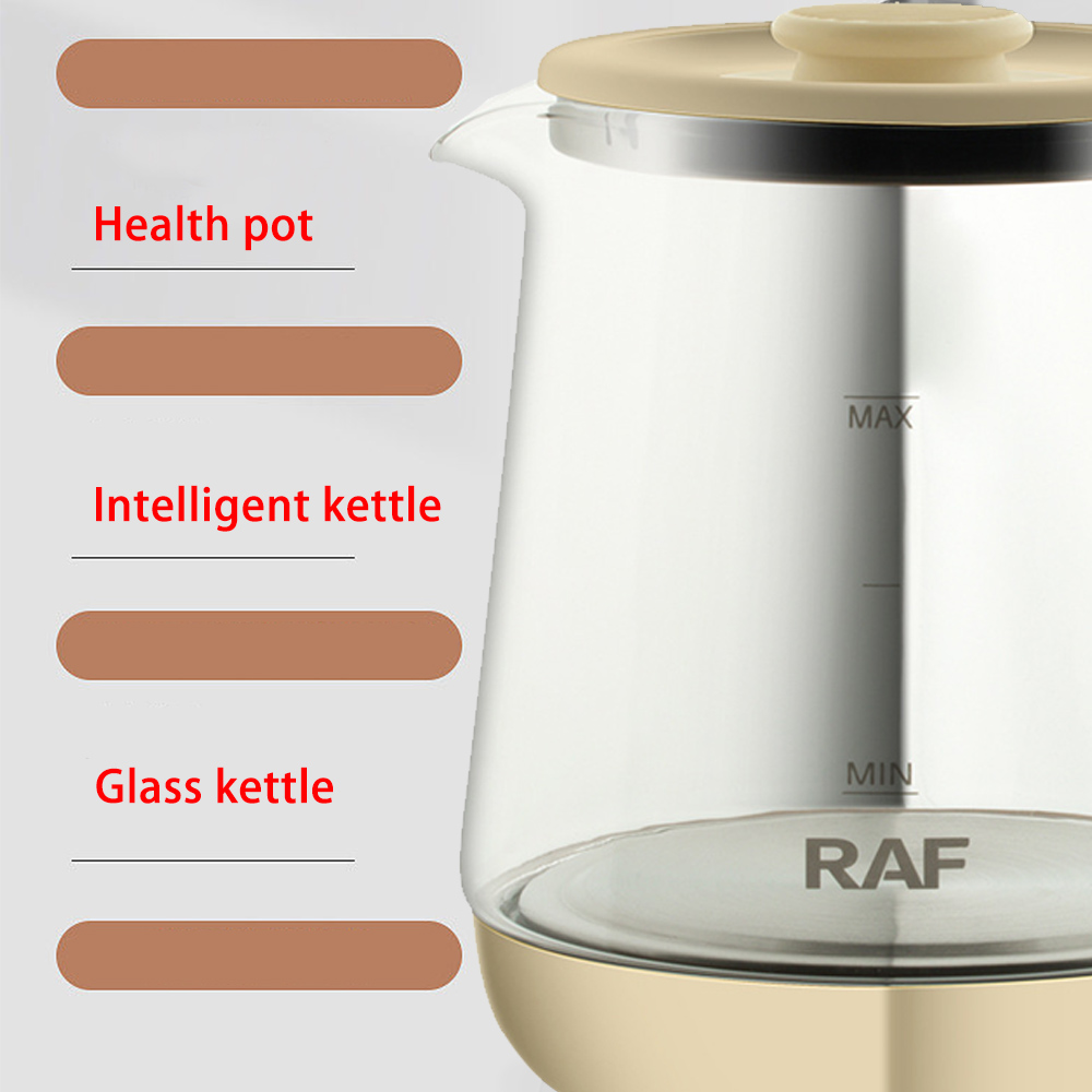 إبريق حفظ صحي زجاجي كهربائي ،  - مراجعة Herbal Tea For Wellness وسعره